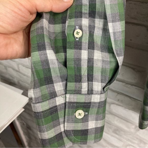 Peter Millar Long Sleeve 100% Cotton Long Sleeve Shirt Size Extra Large - Picture 6 of 12